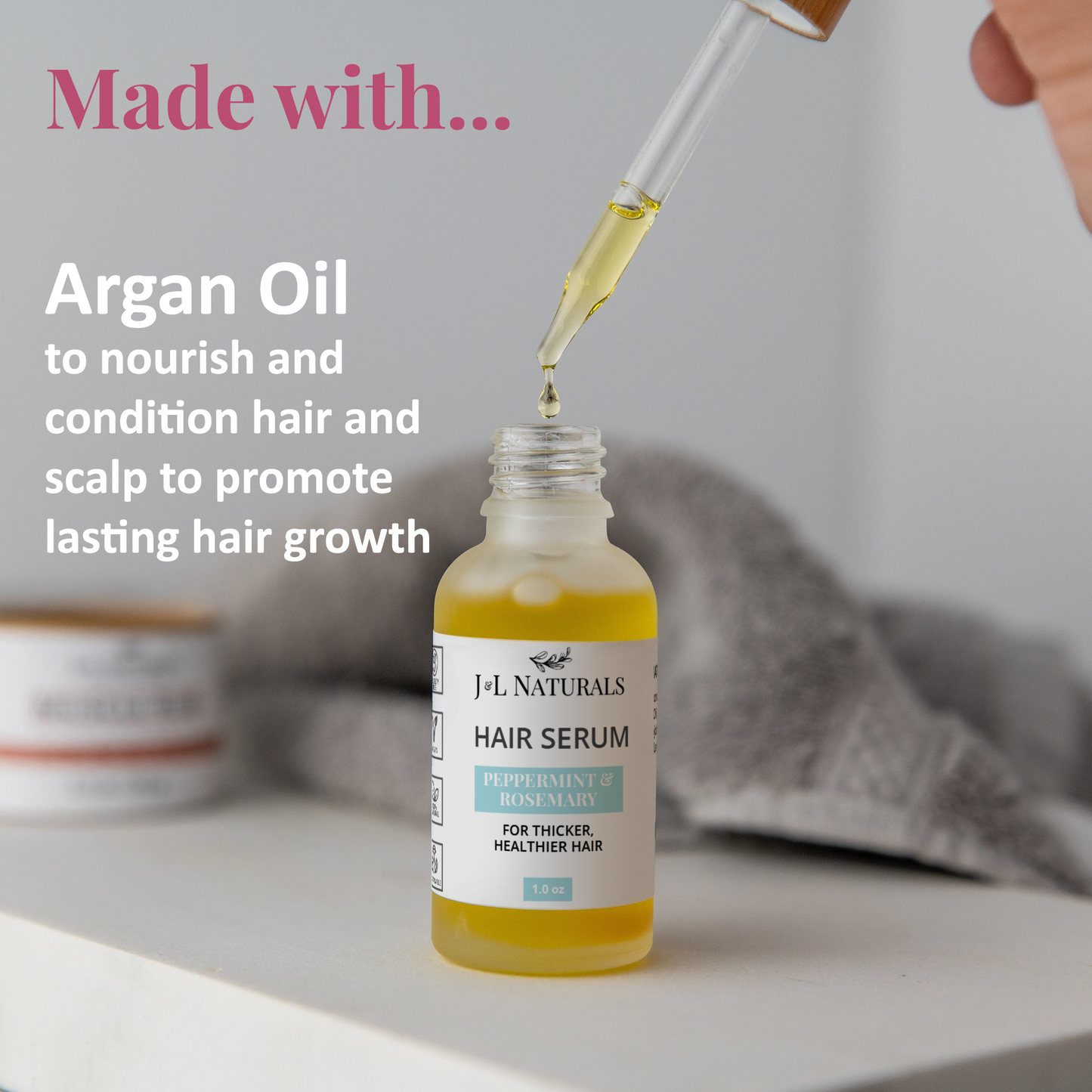 Alchemy for Your Hair – Natural Hair Growth Serum Bundle (5-Pack) | J & L Naturals