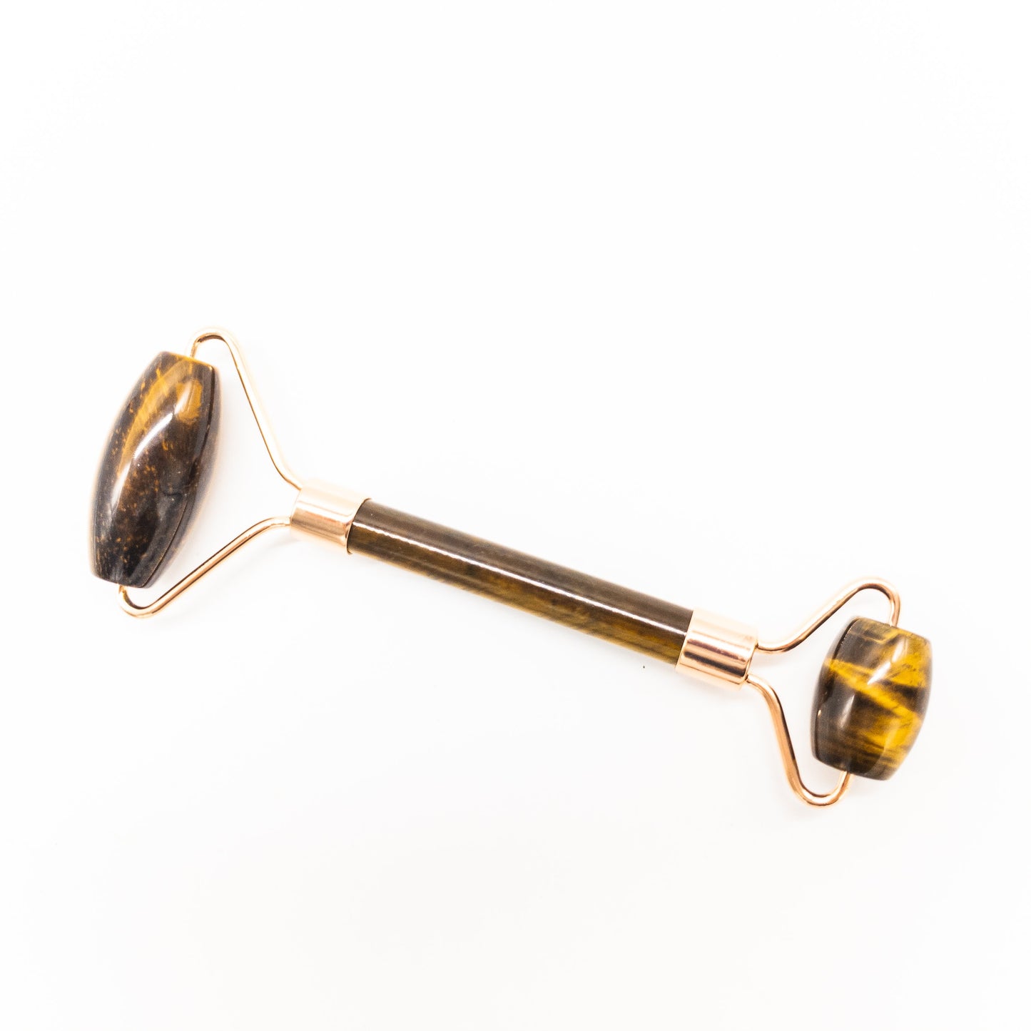 Copper & Crystal Face Roller – Natural Gemstone Massager for Detox, Glow & Energy Balance