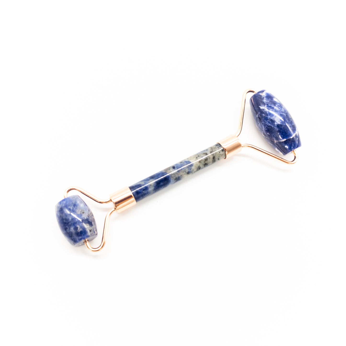 Copper & Crystal Face Roller – Natural Gemstone Massager for Detox, Glow & Energy Balance