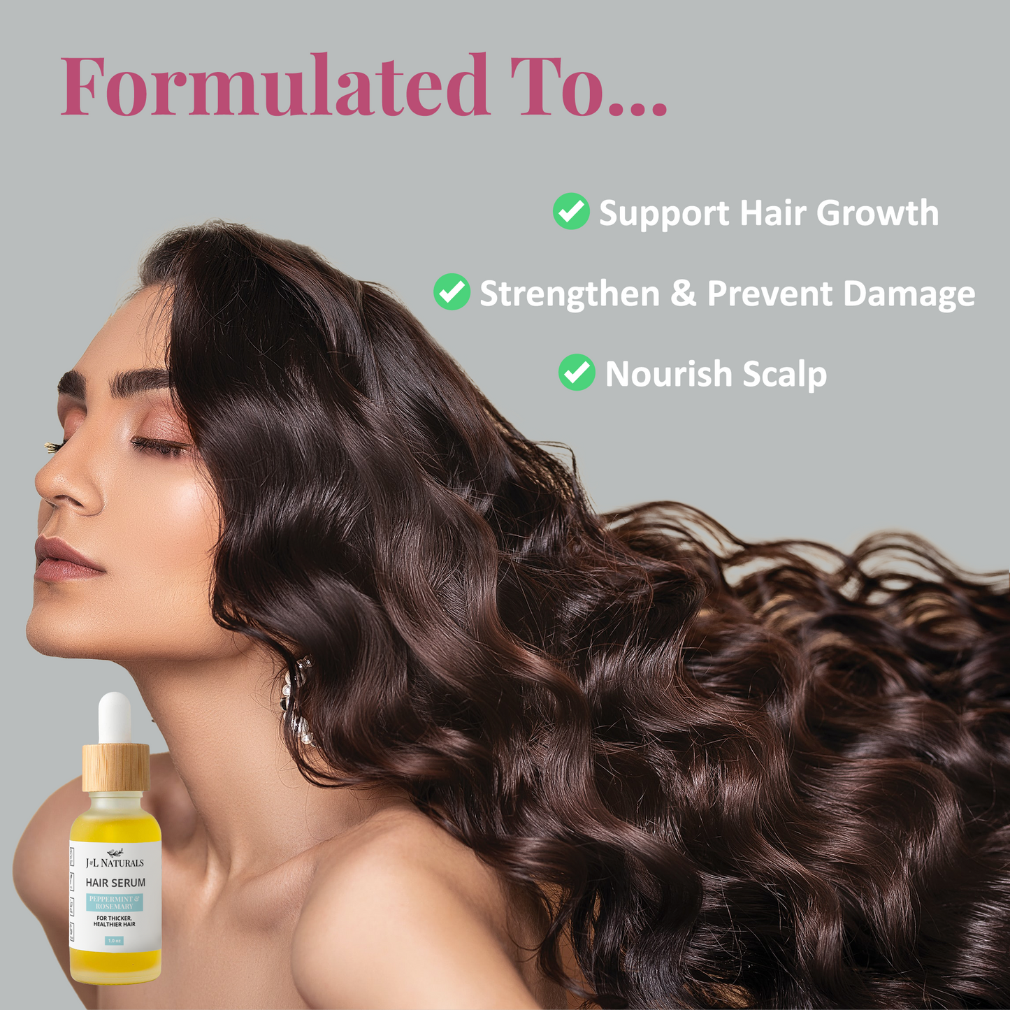 Alchemy for Your Hair – Natural Hair Growth Serum Bundle (5-Pack) | J & L Naturals