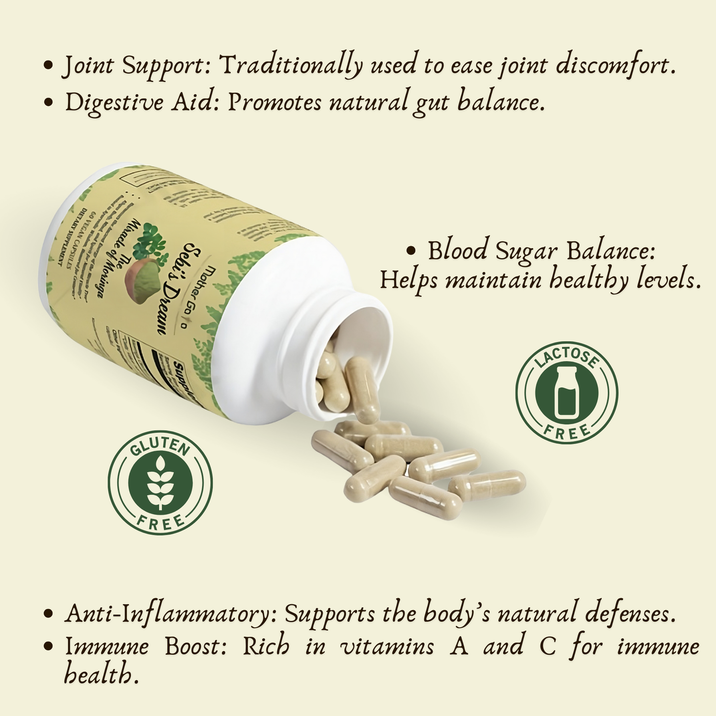 Mother Gaia – Sebi’s Dream Moringa 60 Capsules