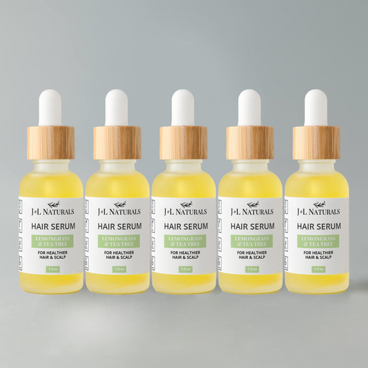Alchemy for Your Hair – Natural Hair Growth Serum Bundle (5-Pack) | J & L Naturals