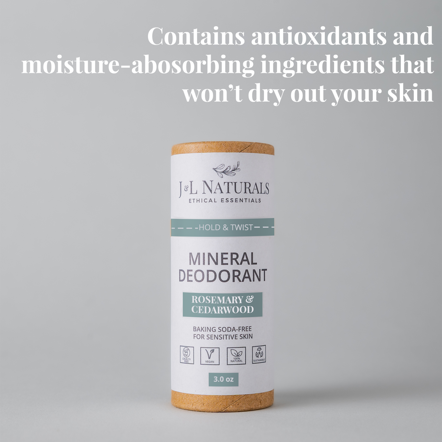 Mineral Harmony – Baking Soda-Free Deodorant for All-Day Comfort | J and L Naturals