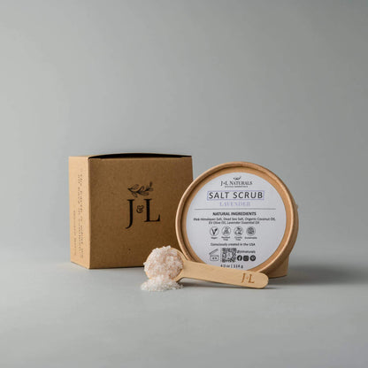 Pink Himalayan & Dead Sea Salt Scrub with Coconut Oil