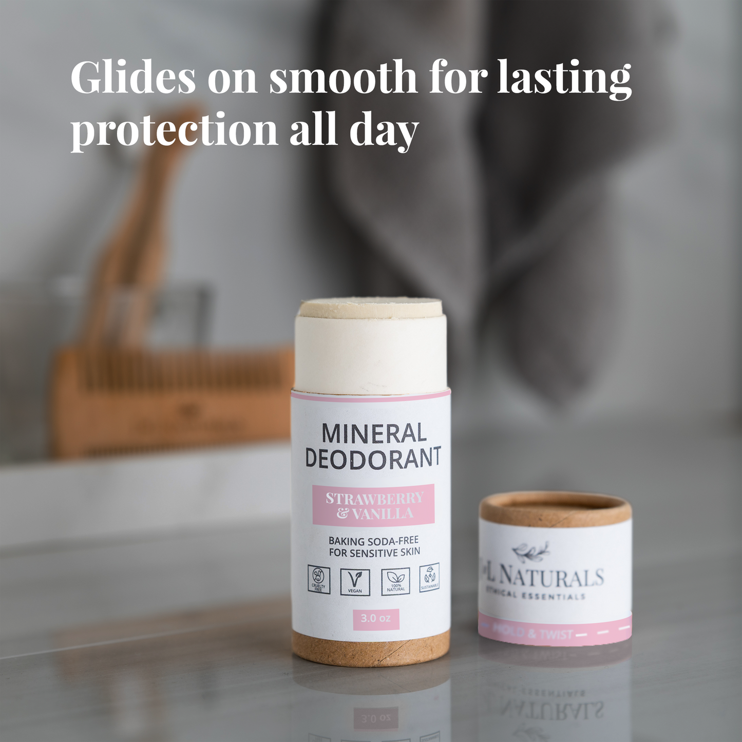 Mineral Harmony – Baking Soda-Free Deodorant for All-Day Comfort | J and L Naturals