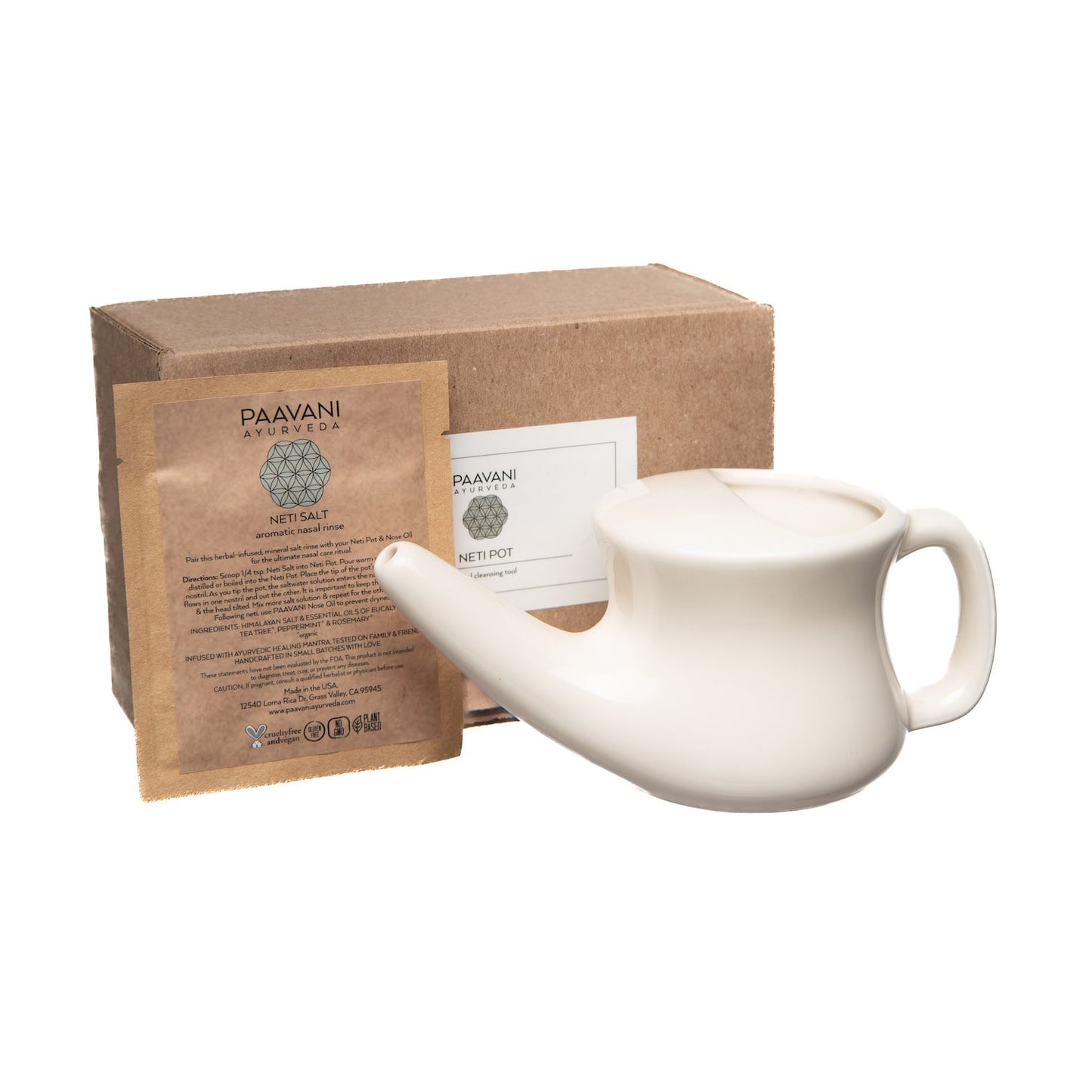 Soul Breath – Ayurvedic Neti Pot for Respiratory Clarity & Inner Peace