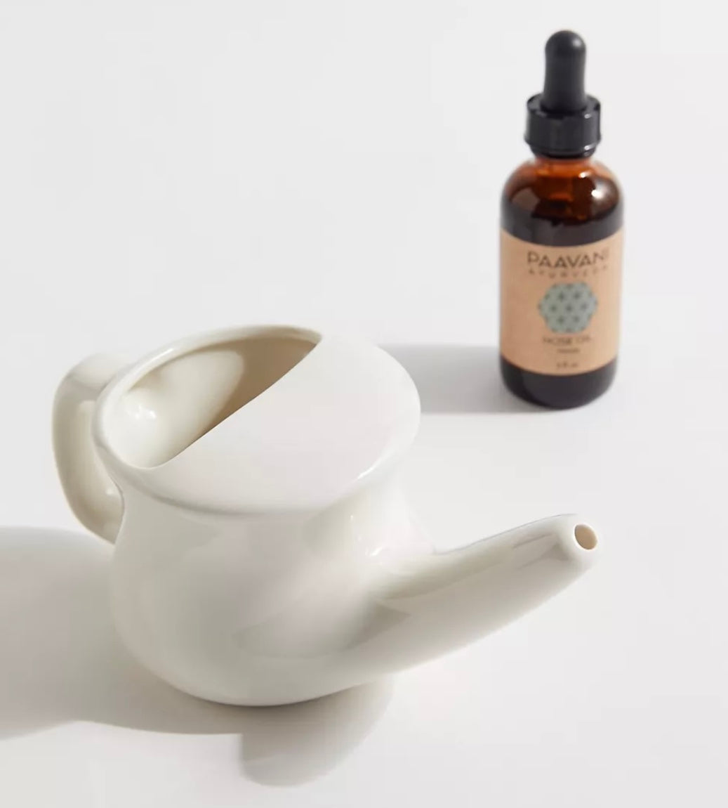 The Nasal Care Ritual – Ayurvedic Neti & Nasya Kit