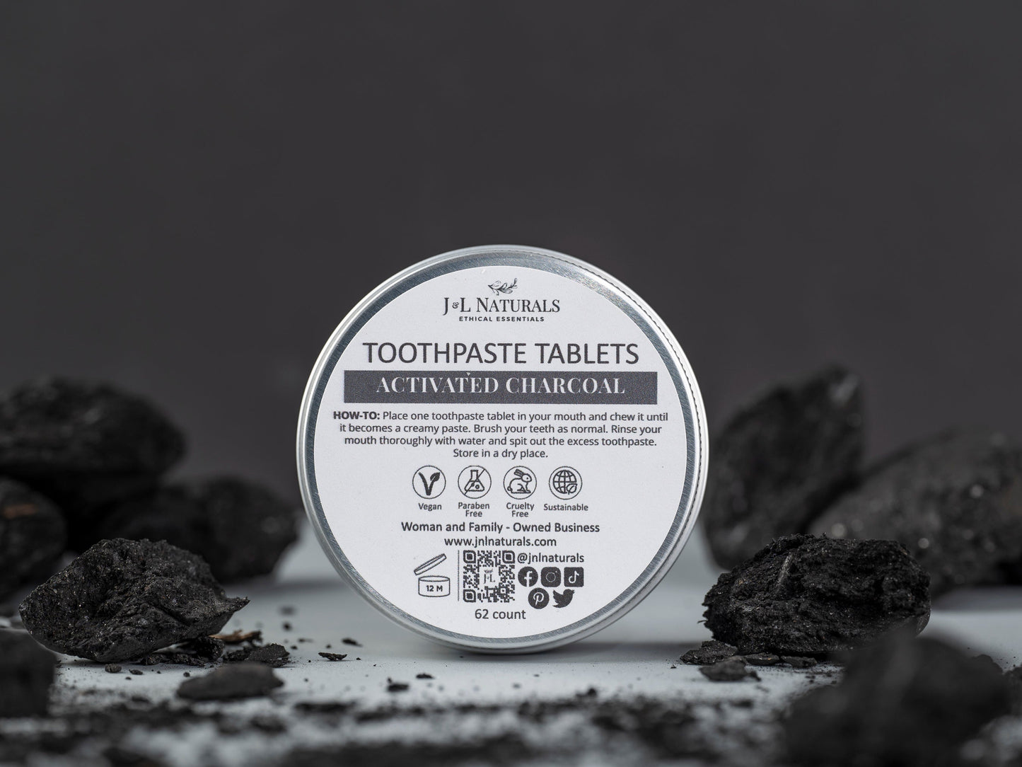 Elemental Cleanse – Natural Toothpaste Tablets | 4 Flavor Variants for Freshness | J & L Naturals
