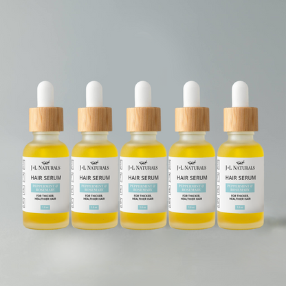 Alchemy for Your Hair – Natural Hair Growth Serum Bundle (5-Pack) | J & L Naturals