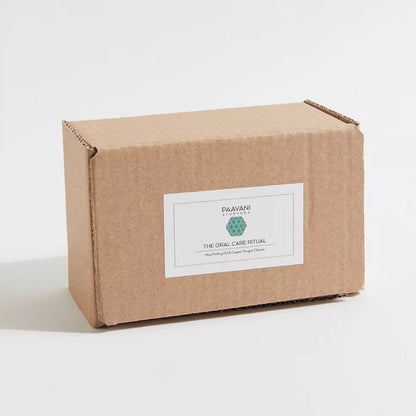 Mint Oral Care Ritual – Ayurvedic Oil Pulling & Tongue Cleaning Kit