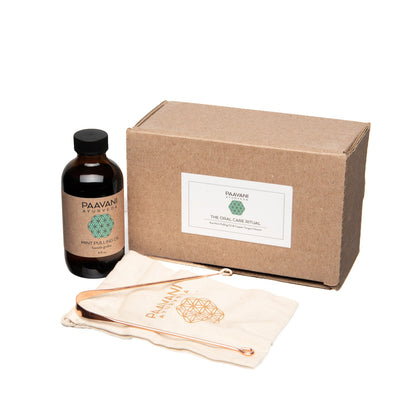 Mint Oral Care Ritual – Ayurvedic Oil Pulling & Tongue Cleaning Kit