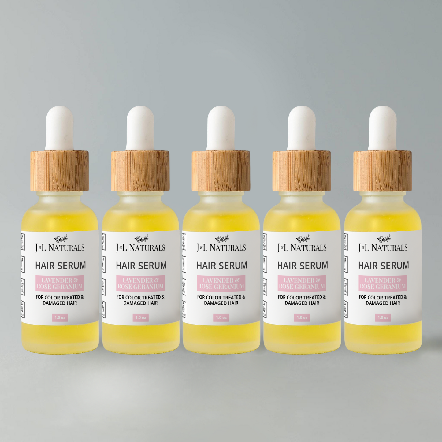 Alchemy for Your Hair – Natural Hair Growth Serum Bundle (5-Pack) | J & L Naturals
