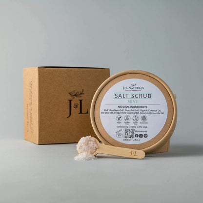 Pink Himalayan & Dead Sea Salt Scrub with Coconut Oil