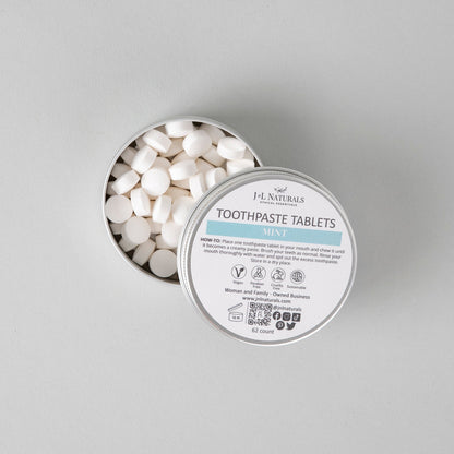 Elemental Cleanse – Natural Toothpaste Tablets | 4 Flavor Variants for Freshness | J & L Naturals