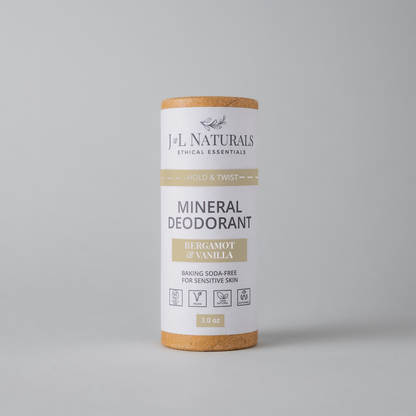 Mineral Harmony – Baking Soda-Free Deodorant for All-Day Comfort | J and L Naturals